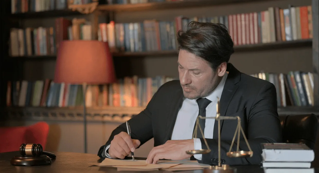lawyer writing a demand letter