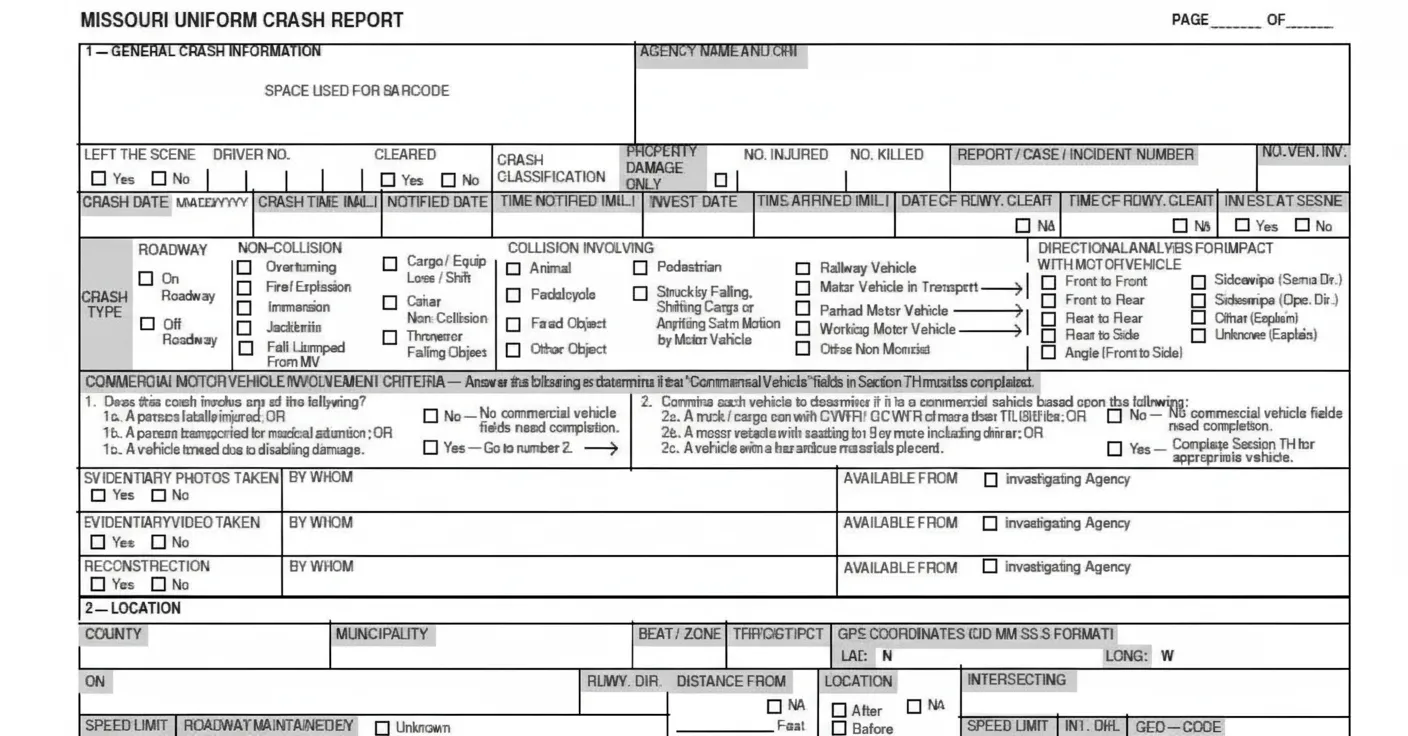 missouri uniform crash report