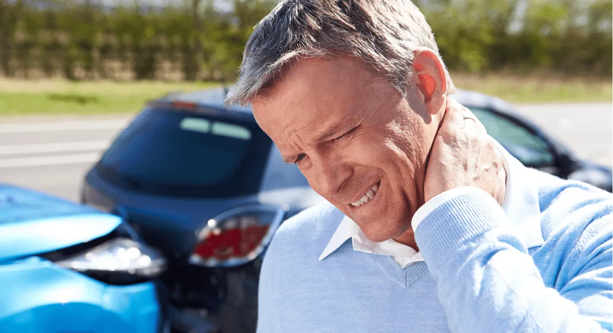 rear end injury - driver with neck pain